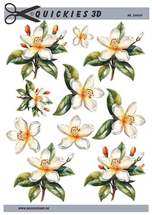 3D Æbleblomster